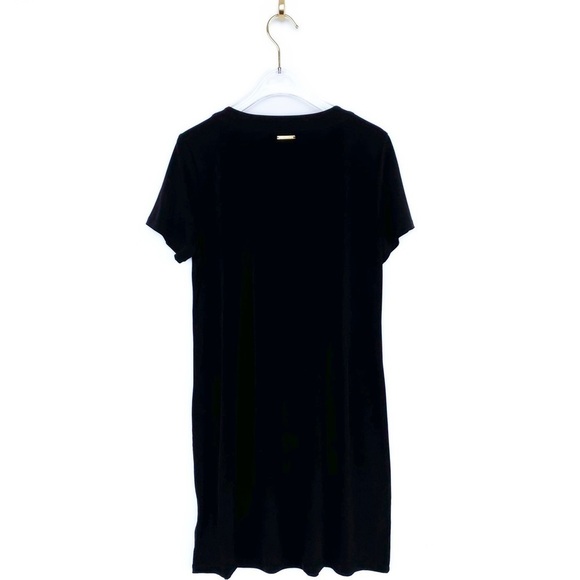 Michael Michael Kors Little Black Dress gold accents Womens size M - Picture 2 of 8